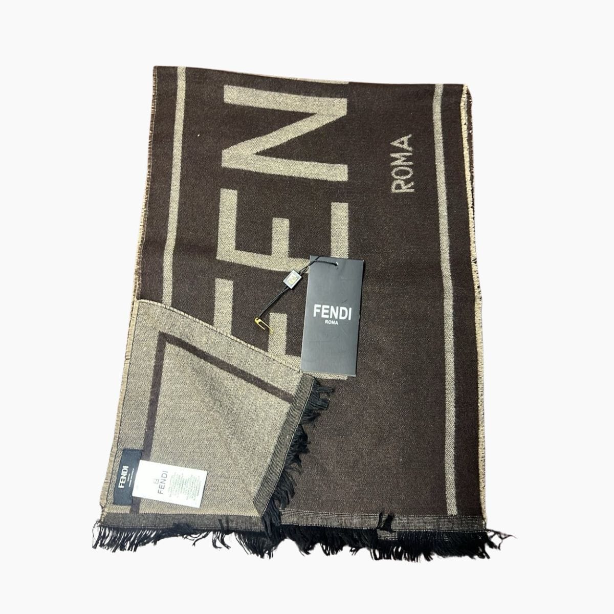 fendi-scarf Памучен шал Fendi - Image 1