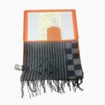 Памучен шал - Louis Vuitton - Сив - Image 2