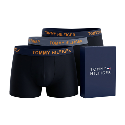 Мъжки Боксерки Tommy Hilfiger - Черни -3 бр